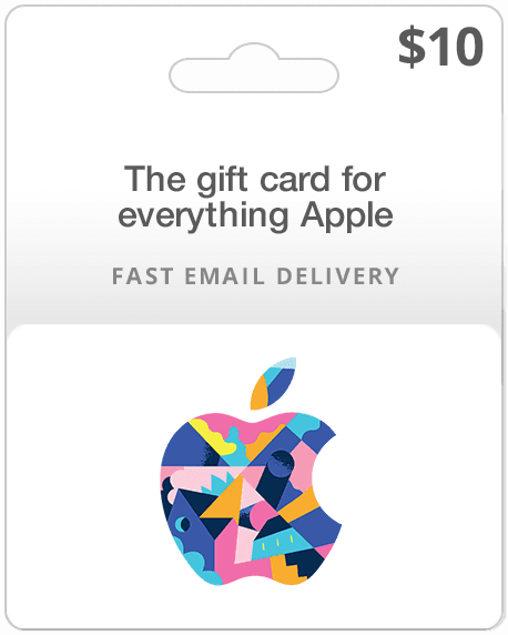 Apple Gift Card, $10-$500