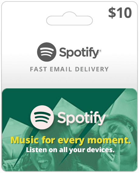 Buy Spotify Gift Cards Online  Safe. Secure. Pay with PayPal
