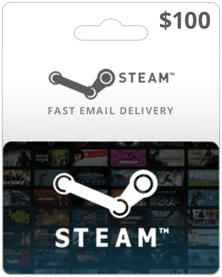 Steam on sale card $100