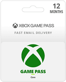 12 Month Membership Xbox Game Pass Core Membership Card Instant