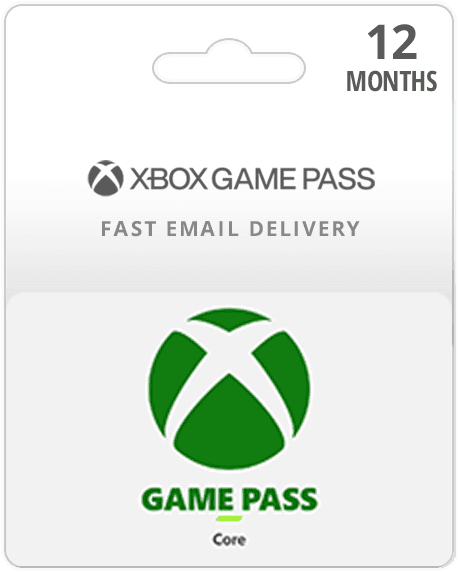 Assinatura Xbox Game Pass Core 12 meses - Envio Imediato - Gift