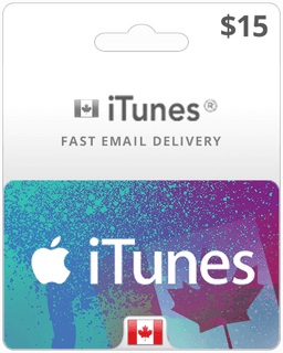 $15 Canada iTunes Gift Card