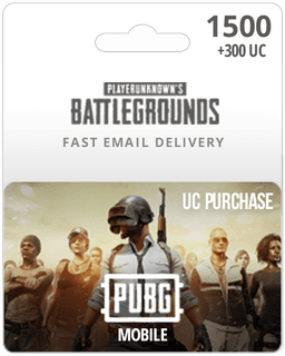 1500 UC PUBG Mobile Gift Card - Email Delivery