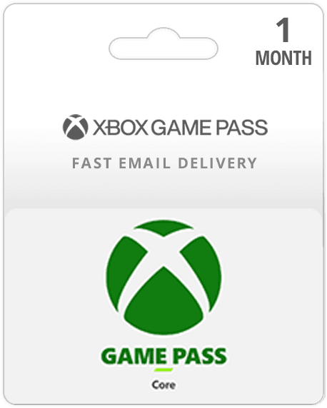 Buy Xbox Game Pass Core 1 Month Subscription Gift Cards