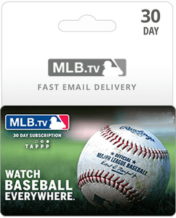 30 Day MLB.TV Subscription Gift Card (Email Delivery)