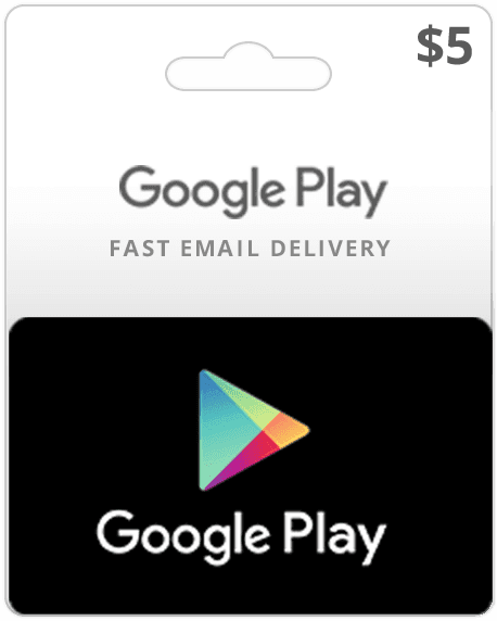 Buy $5 US Google Play Gift Cards