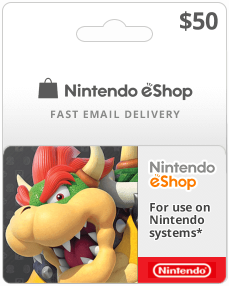 Nintendo eShop Card 50 USD  USA Account digital for Nintendo Switch