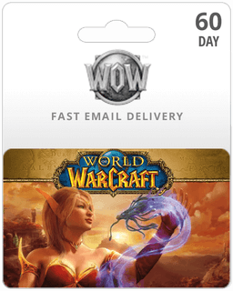 USA 60 Day World of Warcraft Game Card