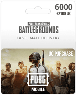 6000 UC PUBG Mobile Gift Card - Email Delivery