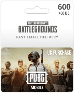 600 UC PUBG Mobile Gift Card - Email Delivery