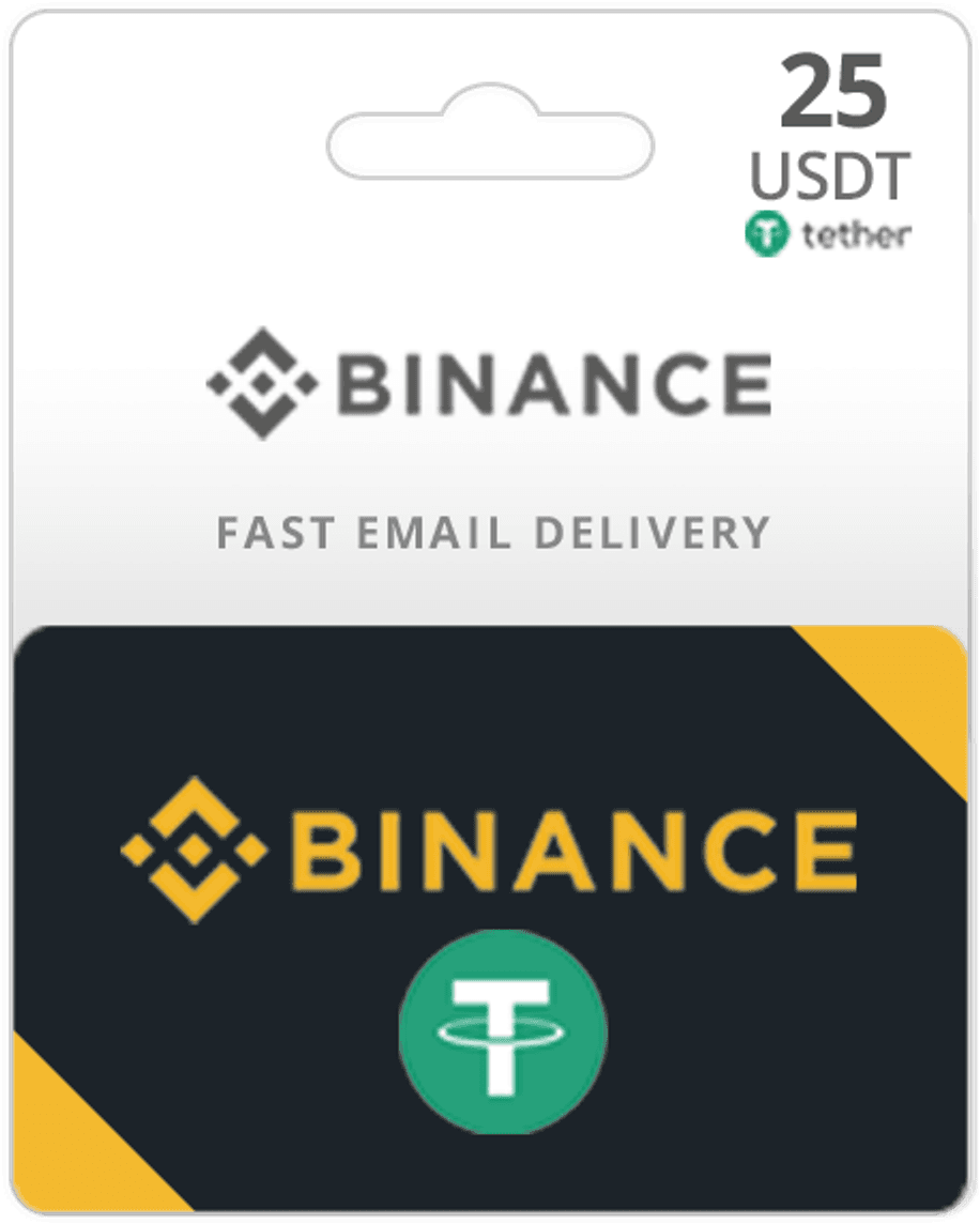 25 USDT Tether Binance Gift Card