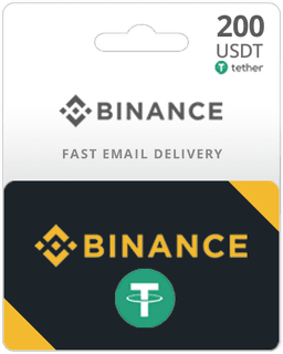 200 USDT Tether Binance Gift Card
