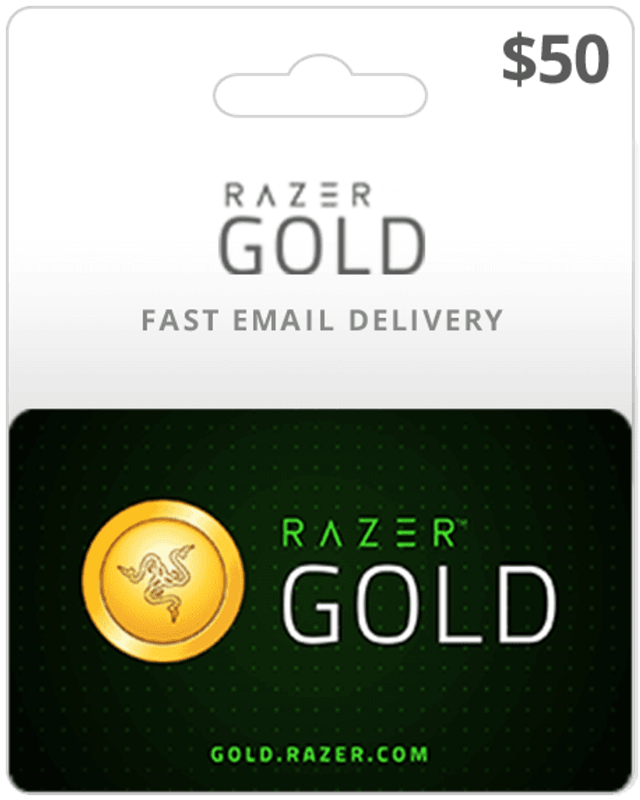 $50 Razer Gold Global Game Card