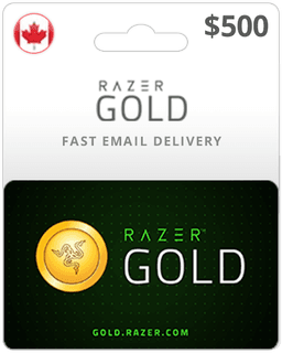 $500 Razer Gold Canada Game Card