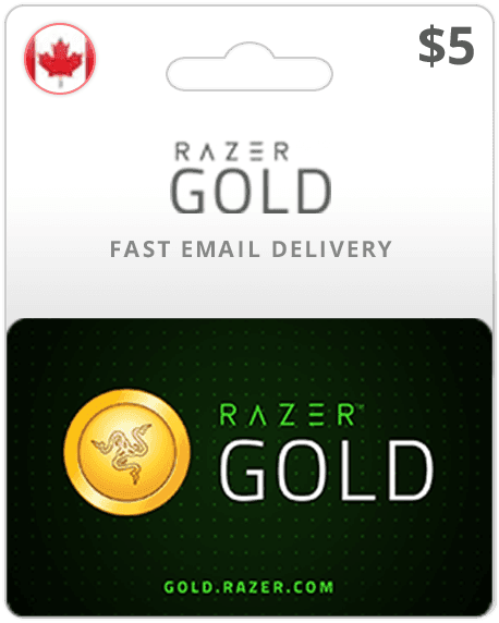 $5 Razer Gold Canada Game Card