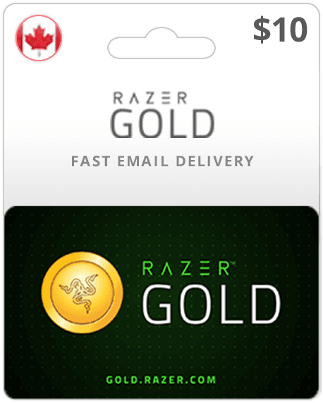 $10 Razer Gold Canada Game Card