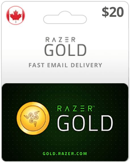 $20 Razer Gold Canada Game Card