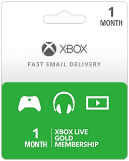 1 Month Xbox Live Membership