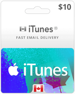 $10 Canada iTunes Gift Card