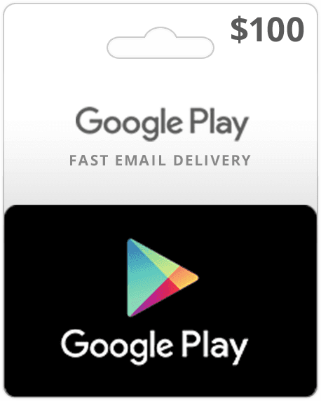 $100 US Google Play Card
