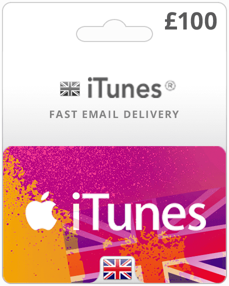 $100 UK iTunes Gift Card