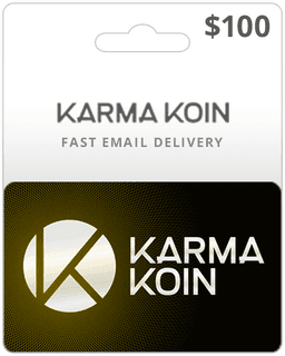 $100 Karma Koin Game Card