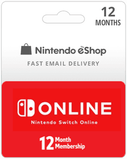 12 Month Nintendo Switch Online Membership