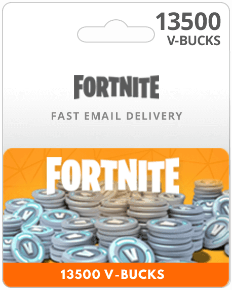13500 Fortnite V-Bucks Card - Email Delivery