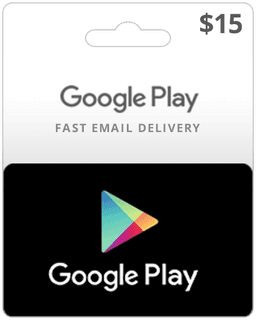 $15 US Google Play Card