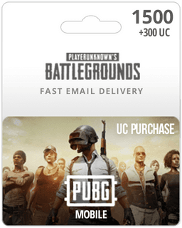 1500 UC PUBG Mobile Gift Card - Email Delivery