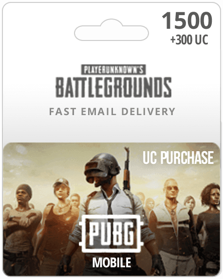 1500 UC PUBG Mobile Gift Card - Email Delivery