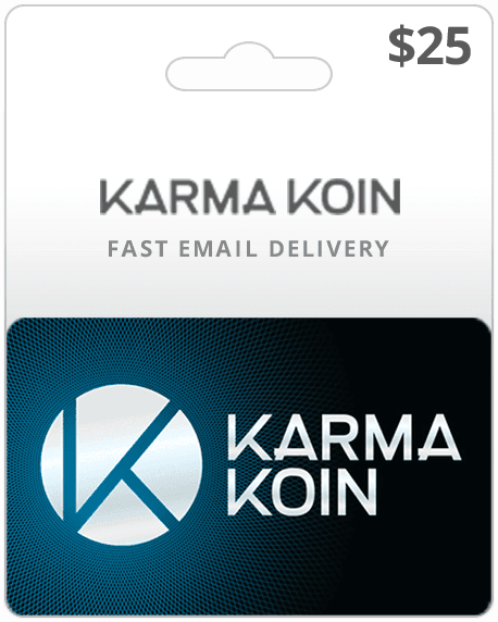 $25 Karma Koin Game Card