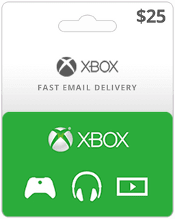 Samengesteld Grijpen metalen Buy $25 Xbox Gift Cards with Email Delivery | Xbox Live Gold Card