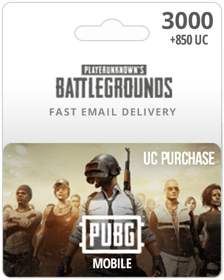 3000 UC PUBG Mobile Gift Card - Email Delivery