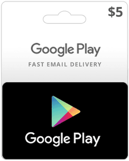 $5 US Google Play Card
