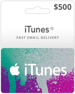$500 USA iTunes Gift Card