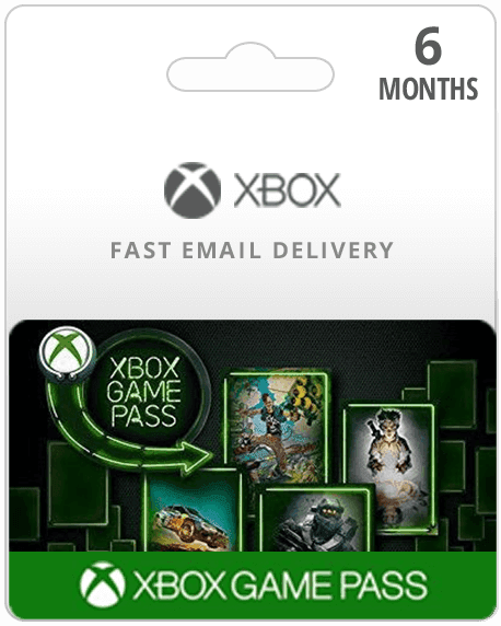 6 Month Xbox Game Pass Membership