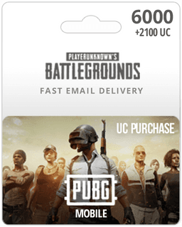 6000 UC PUBG Mobile Gift Card - Email Delivery