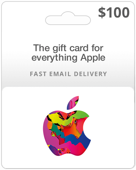 USA Apple Delivery) $100 Gift Card (Email