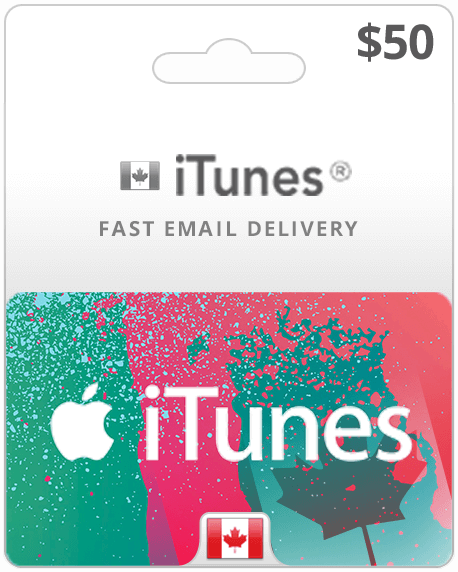 Apple iTunes Gift Card 50 CAD iTunes Key CANADA